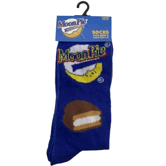 Novelty Funny Crew Socks: Nissin Cup Noodles Mtn Dew Moon Pie Pop Tarts - Picture 8 of 13